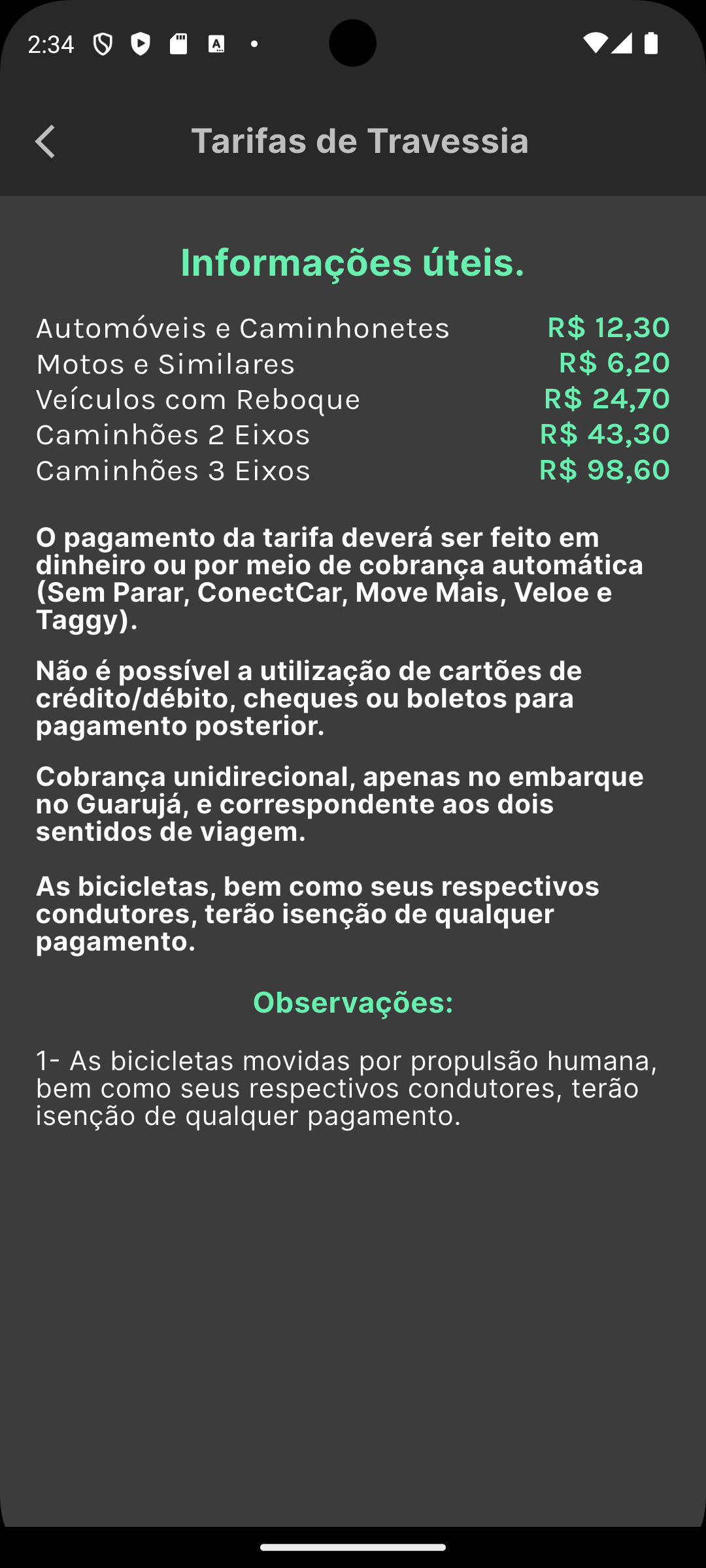 Configurações